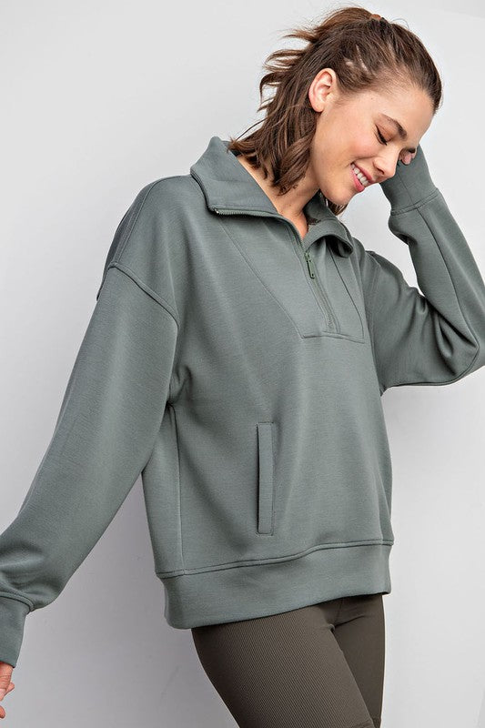 Modal Poly  Pullover