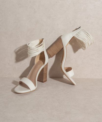 Blair - Thick Ankle Strap Block Heel