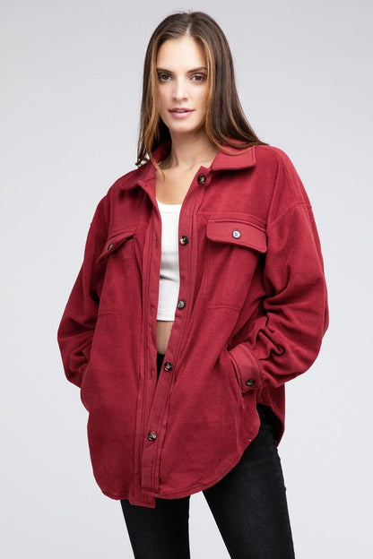 Fleece Oversized Jacket