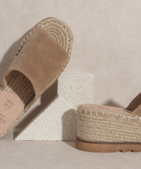 Ivy - Espadrille Platform Slide