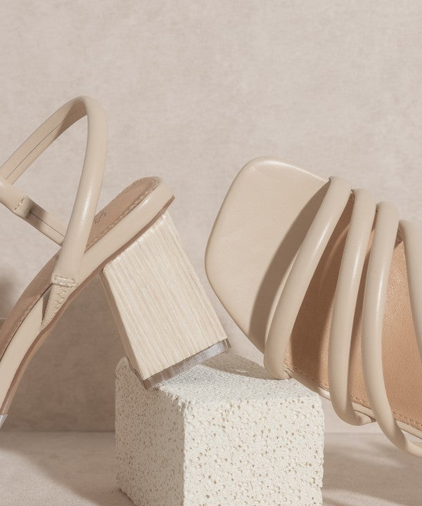 Ashley - Wooden Heel Sandal