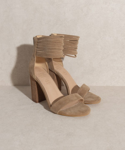 Blair - Thick Ankle Strap Block Heel