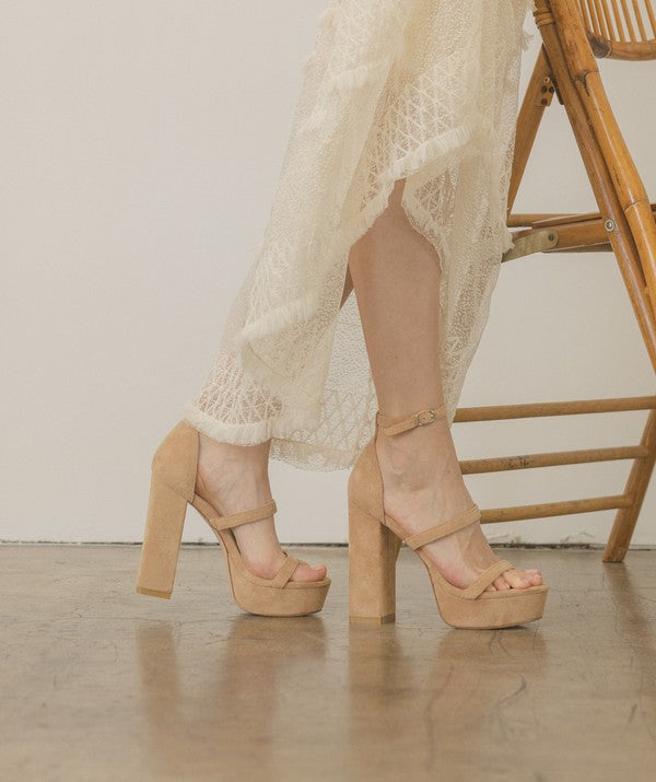 Raelynn - Suede Platform Heels