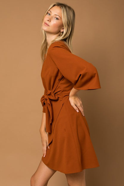 Tie Wrap Dress