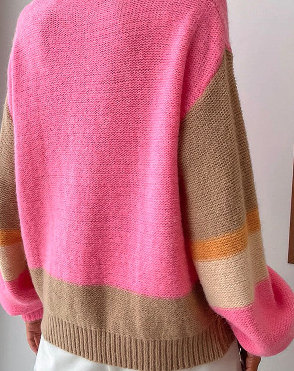 Color Block Knitsweater