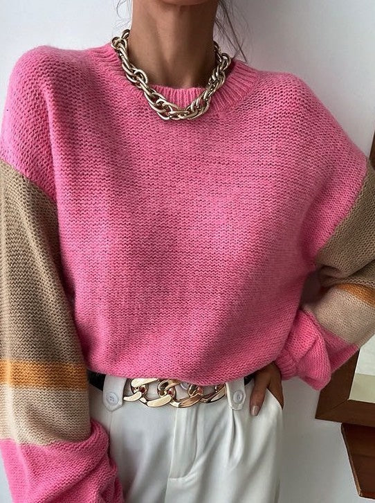 Color Block Knitsweater