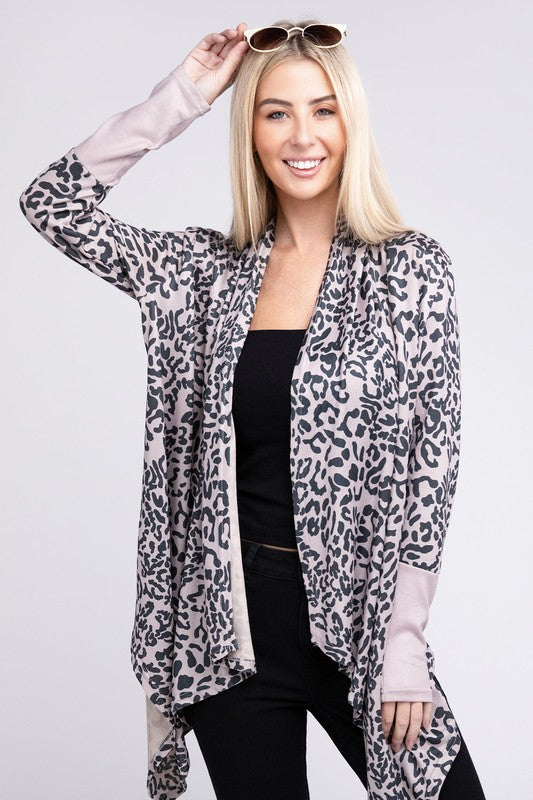 Leopard Print Cardigan