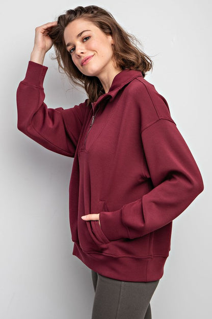 Modal Poly  Pullover